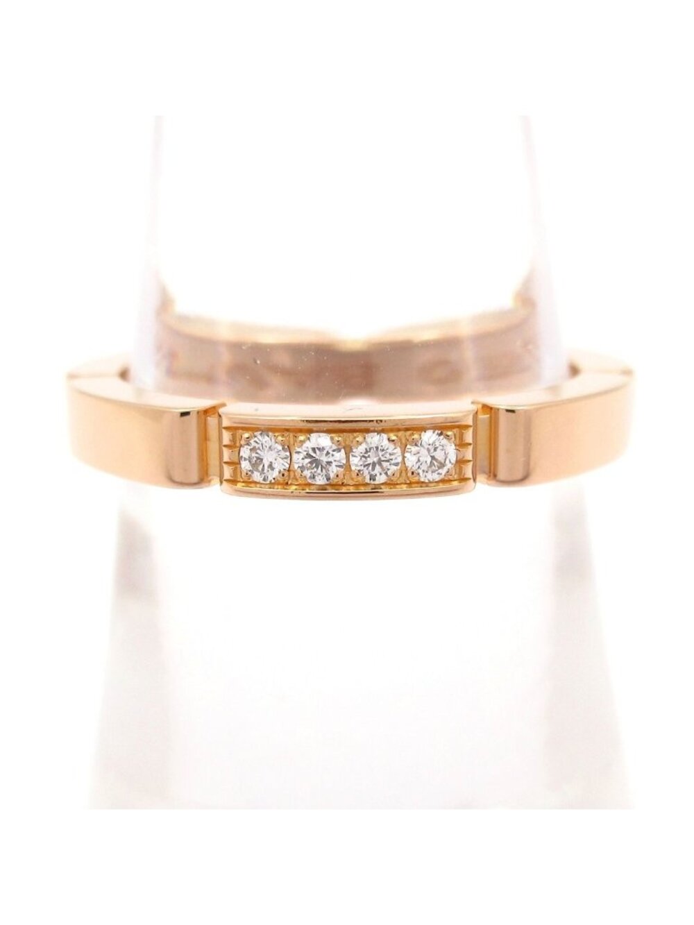 Cartier Ring 50 Maillon Panthere 18k Pink Gold Diamond